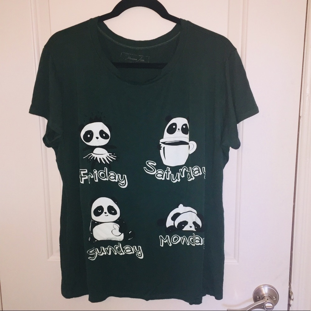 Green graphic tee